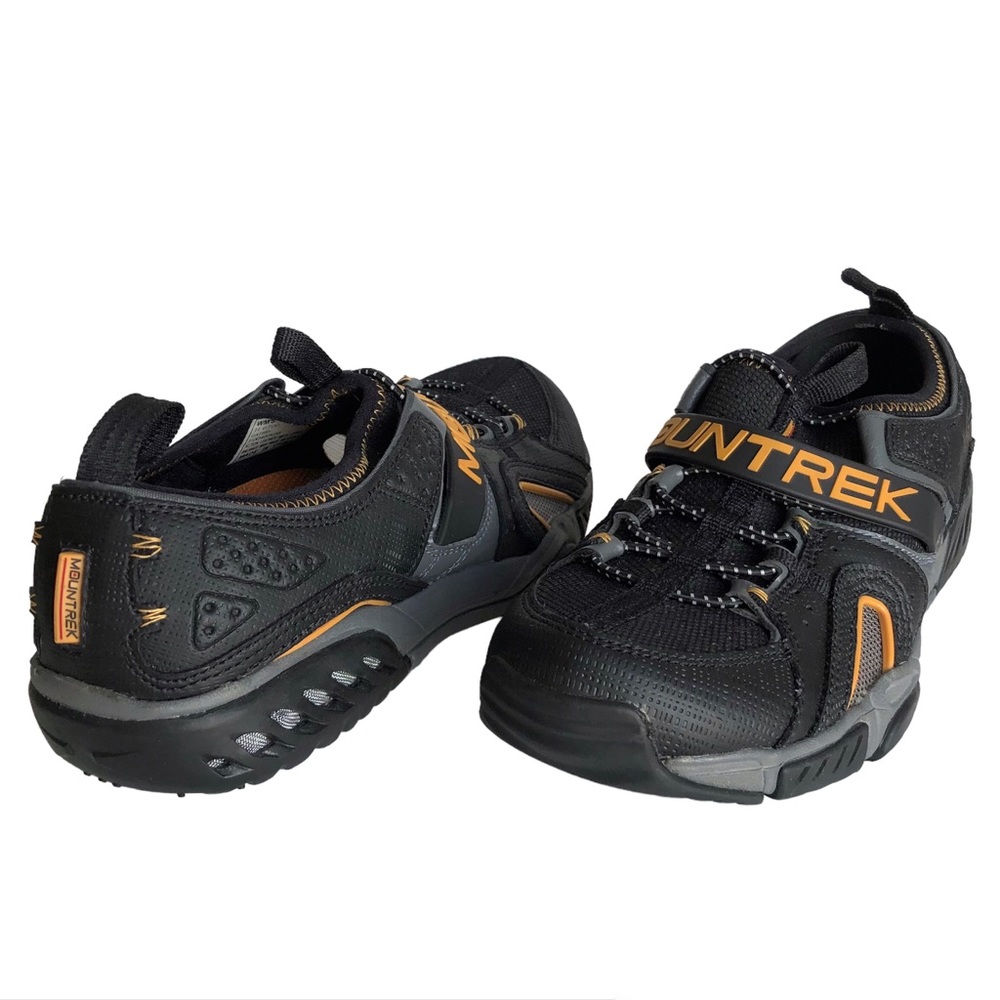 MOUNTREK Black Hiking Shoes Sneaker Leather/Mesh Women Size 7.5 NWOT